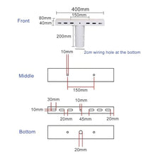 XYIANG Street Lamp Post with Stand, Solar Light Pole for Outdoor Lights, Galvanized Steel Metal Pole Accessory for Street, Patio, Backyard, Basketball Court, Park(5M/16Ft)