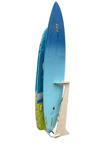 Pro Board Racks Pacifica XL Freestanding Floor Display Rack for Paddle Boards (3 Slot) Birch