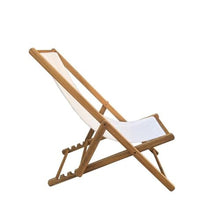 D-Art Collection Teak Wood Sling Chair