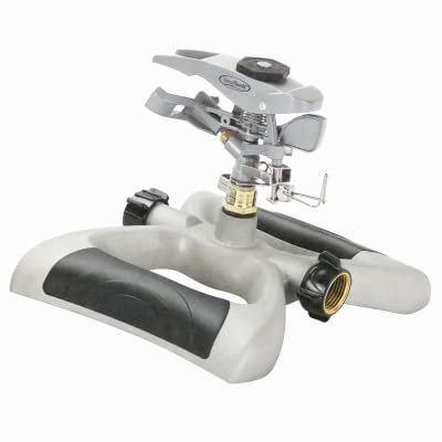 Metal Sled Base Adjustable Impulse Lawn & Garden Sprinkler - Pack of (6)