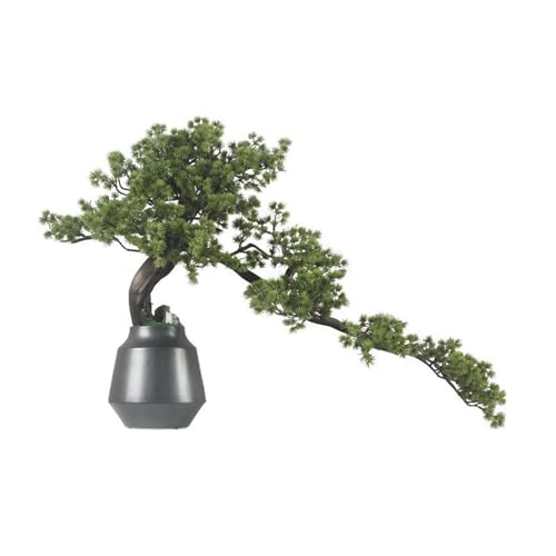YXIANG56Q Fake Plants Artificial Bonsai Tree, Chinese Style Faux Pine Plants Desktop Plant for Room Decorations Bonsai Tree