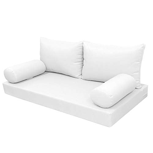 Prolinemax Style2 Twin Size 5PC Outdoor Daybed Cushion Set White