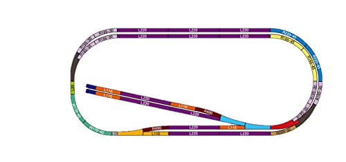Rokuhan Layout Plan AA Complete Track Set 43.1" x 17.9