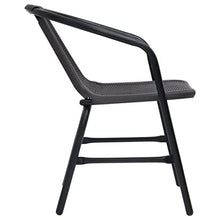 FUDUGEHMIOFWFJJ Garden Chairs 8 pcs Outside bar stools,Outdoor Chairs,Patio Set,Outdoor Chairs Set of 2,Outdoor Patio,Outdoor bar stools,Plastic Rattan and Steel 242.5 lb