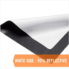 Farm Plastic Supply - Black & White Greenhouse Plastic Sheeting - 6 mil - (24' x 100') - 90% Reflective Green House Covering Film for Farming, Gardening, Agriculture