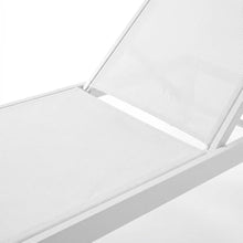 Outdoor Escape White Aluminum Chaise Set of 4, Lounge Chairs with Backrest Adjustment, Weather-Resistant Frame for Patio and Poolside Relaxation