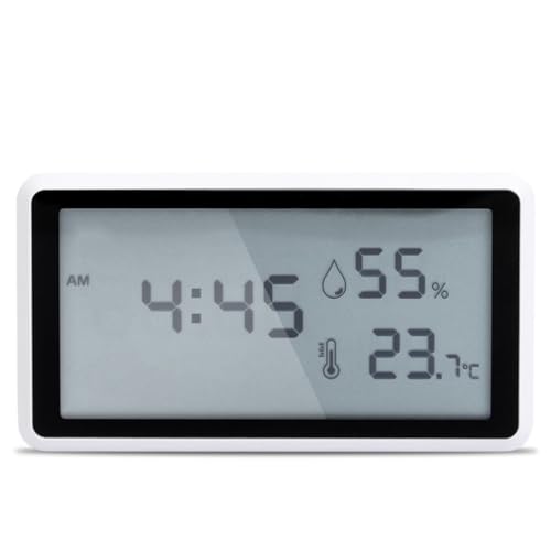 Digital Temperature and Humidity Meter Home Indoor High-Precision Electronic Digital Display Schedule (D 11 * 6cm)