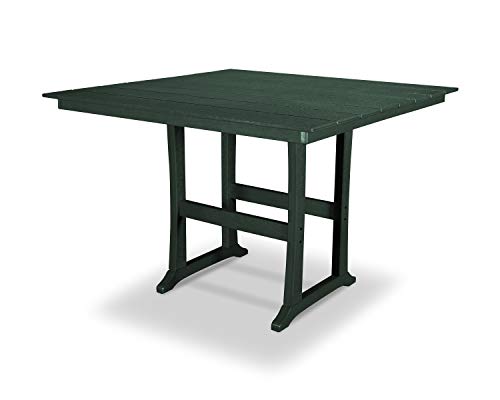 Trex Outdoor Furniture™ Farmhouse Trestle 59" Bar Table in Rainforest Canopy
