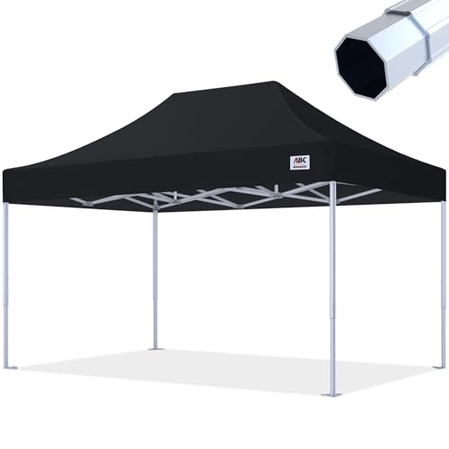 ABCCANOPY Aluminum Octagon Tent 10x15 Commercial 600D Canopy Black