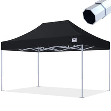 ABCCANOPY Aluminum Octagon Tent 10x15 Commercial 600D Canopy Black