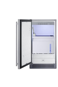 Summit 60 lb.Clear Ice Maker, Outdoor, Stainless Steel - BIM182OSADALHD
