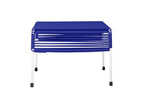 Innit Designs 08-02-28 Atom Ottoman, Deep Blue On White