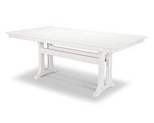 Trex Outdoor Furniture™ Farmhouse Trestle 37" x 72" Dining Table in Classic White