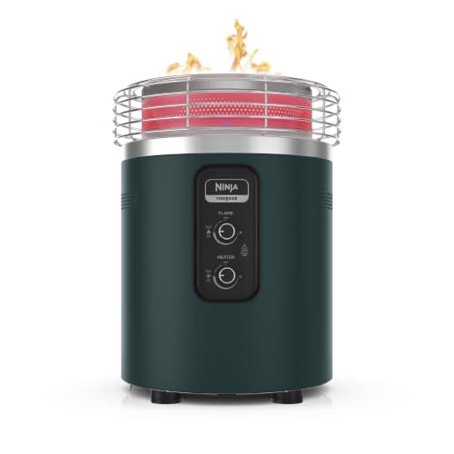 Ninja Fireside360 Fire Pit/Heater, 80,000 BTU, 3 Modes, Halocline Green