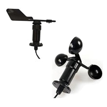 ZSYOJOI Wind Speed and Wind Vane Transmitter Sensor Three Cup Meteorological Instrument RS485 Signal Transmission Aluminum Alloy(Wind Direction,4-20mA)