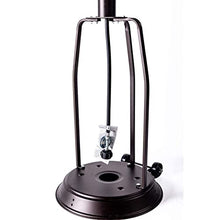 TEOYETTSF Outdoor Patio Propane Heater with Portable Wheels Standing Gas Outside Stainless Steel Burner Black