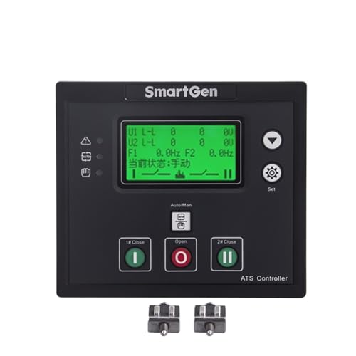 HAT560N HAT560NB Generator ATS Controller Intelligent Dual Power Automatic Transfer Switch Control Panel Generator Accessories (Color : HAT560N)