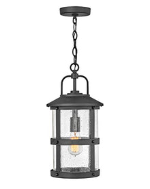 Hinkley Lakehouse Medium Hanging Lantern, Low Voltage Black