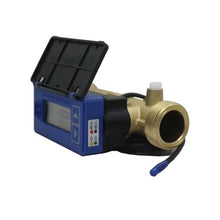 Water Flow Meter, Ultrasonic Remote Transmission Liquid Flow Water Meter Intelligent RS485 Output for Agricultural Irrigation,for Outdoor Garden Hose Watering(DN32mm)