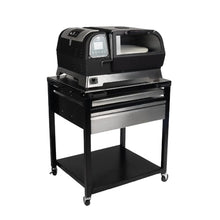 GRILLA Pie-Ro Pizza Oven Outdoor Prep Cart with Stainless Steel Construction, Added Workspace, Accessory Storage, for Pizza Cooking, Food Preparation, and Storage