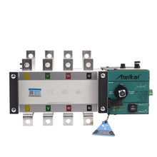 QWSDUHNKJ 4P 300A ATS Diesel Generator Dual Power Automatic Transfer Switch 300amp 220V Match with Control Module Panel