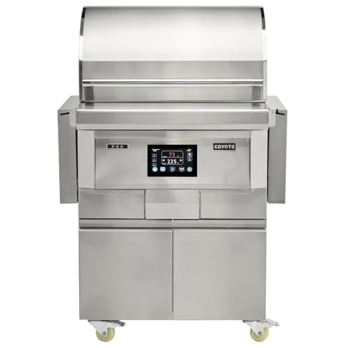 COYOTE OUTDOOR LIVING - 28" Touchscreen Freestanding Pellet Grill - Model C2P28-FS