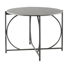 Alaterre Furniture Andover All-Weather Outdoor Bistro Set with 4 Rope Chairs and 30in Table Charcoal