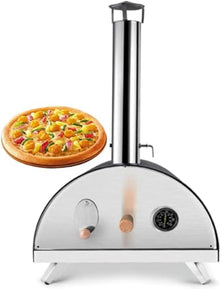 Wood Fired Outdoor Pizza Oven – Portable Hard Wood Pellet Pizza Oven – Ideal for Any Outdoor Kitchen