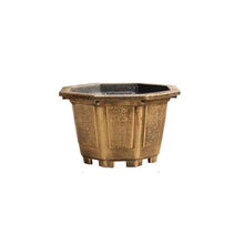 thalo Planter Pots Large Thickened Resin Flower Pot Octagonal Green Plant Garden Flower Pot Balcony Orchid Succulent Pot Plant Container Accessories (Size : Medium)