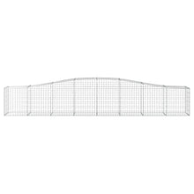 Arched Gabion Baskets 3 pcs Galvanized Iron Plant Pots for Outdoor and Indoor Gardening White Black Other