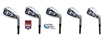 AGXGOLF Ladies Golf Club Set w/Stand Bag Black/Blue, Driver, 3Wd, Hybrid, Irons, PW, Putter - US Built