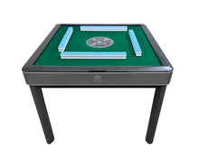 usamjtable Gray Ultra-Thin 4-Legged Automatic Mahjong Table with 40mm Numbered Tiles