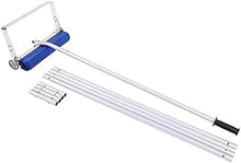 IKASNA Snow Rake Snow Rake, 21-Foot Roof Snow Rake Removal Tool, Aluminum Frame Cloth Head Snow Remover, Expandable Aluminum Range Light Snow Removal Tool, Used to Remove Snow from Roof Vehicles