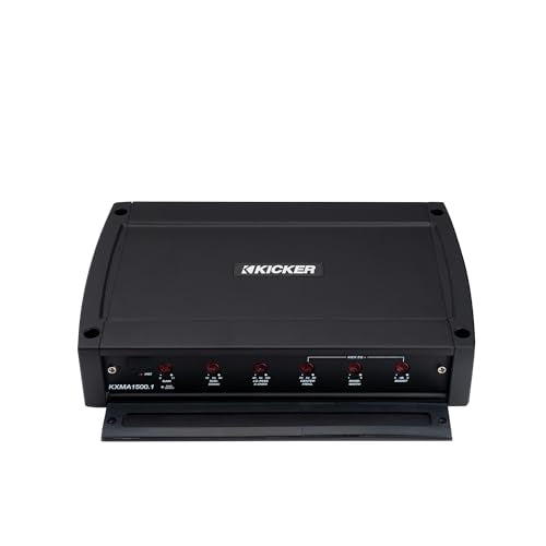 KICKER MWF 10-Inch Premium Marine Subwoofer & 51KXMA15001 Marine Amp Bundle