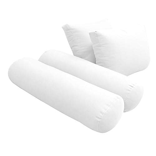 Prolinemax Style1 Twin Size 5PC Outdoor Daybed Cushion Set White