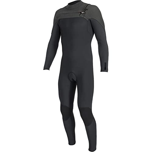 O'Neill Wetsuits 4/3mm Blueprint Chest Zip Full Wetsuit Black/Raven Large