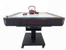 usamjtable Ultra-Thin Automatic Mahjong Table Wine Red