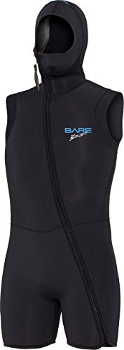 Bare Men's Step-in Hooded Vest Black