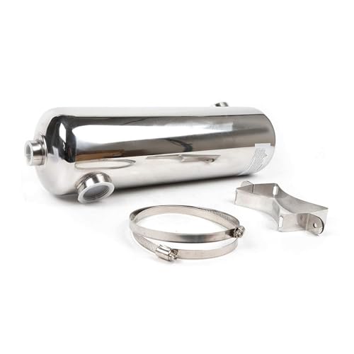 260 KBTU Pool Heat Exchanger Stainless Steel Tube And Shell Pools Heat Exchanger for Swimming Pools/Spas/Hot Tubs/Solar, MF 260, Silver