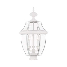 Livex Lighting 2354-03 Post Light Fixture, White