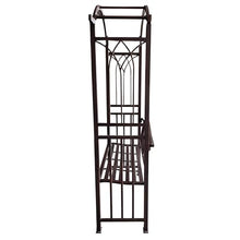Oakland Living Bronze Aluminum Garden Arbor Arch with 2-Seater Bench