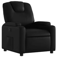 ZQQLVOO Manual Recliner Chair Black Faux Leather