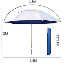 QZQHNYJ Parasol Garden Patio Umbrellas Patio Umbrella Adjustable Outdoor Parasol Sun Shade Umbrella Beach Patio Ultraviolet-Proof