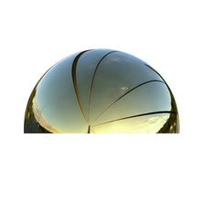 YDJIANCAI 1 Pcs Gold Half Sphere Stainless Steel Garden Mirror Globe - Hollow Hemisphere Ball Gazing Ball Half for Garden Gate Stair Handrails Pool Shopping Mall Wall Decoration(Size:27.55in/70cm)
