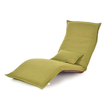 Renovation House Chairs Lounge Chair Lazy Couch Window Chair Single Bed Adjustable Floor Recliner Foldable Lounge Chair Durable (Color : Brown)
