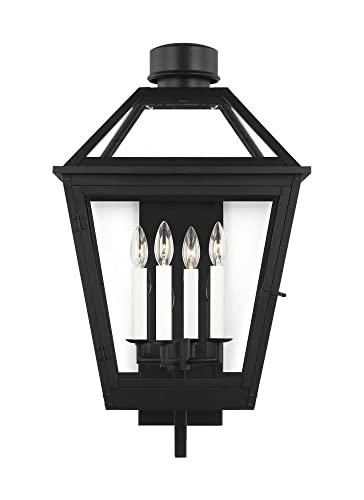 Generation Lighting-Hyannis-4 Light Extra Large Outdoor Wall Lantern-28.25 Inch Tall and 15.75 Inch Wide-Textured Black
