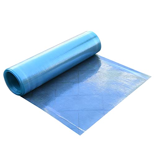 LFFH Polycarbonate Sheets, 0.8mm Daylighting Panels UV Protection Clear Roofing Panels Cold Frame Replacement Shed Cover (Color : Clear, Size : 1x30M)