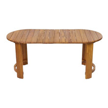 Christopher Knight Home Celia Acacia Wood Outdoor Dining Table, Patio Dinner Table for 6, 70" Oval Dining Table with Curved Leg Frame for Garden, Spacious Table for Patio Furniture Set, Teak