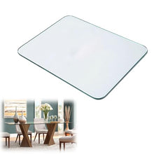 Rectangle 8mm Thick Tempered Edge Polish Touch Corners Glass Table Top, Clear Rectangle Tempered Glass Table Top, Rectangle Glass Dining Table Top, Tempered Glass Cover Sheet ( Size : 100x60cm )