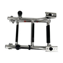 Stainless Steel 2+1 Step Ladder Folding Step Ladder with Teak Treads for Boat Yacht Hardware